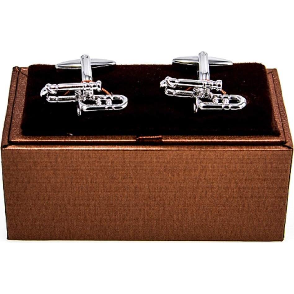 Gemelos de Trompeta MRCUFF en Caja de Regalo y Paño