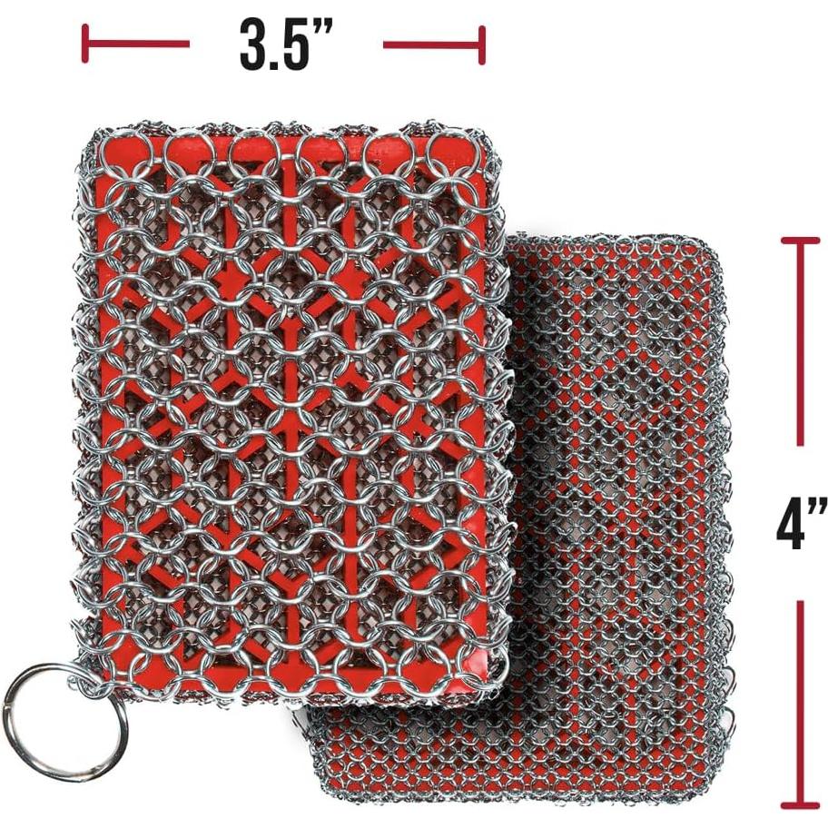 Estropajo de Hierro Fundido Knapp Made con Silicona 12.7cm