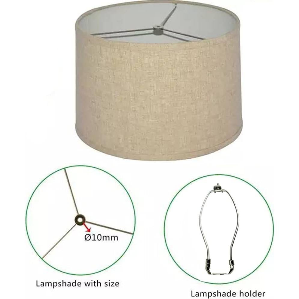 Soporte de lámpara JNXQWE 25,4 cm níquel desmontable