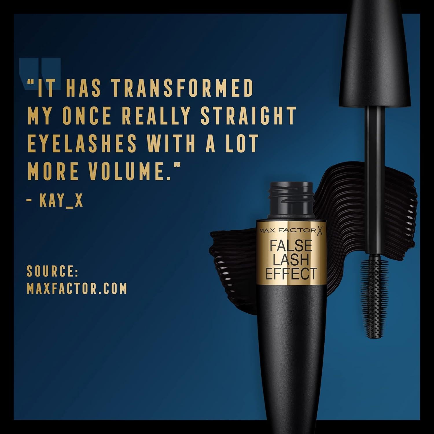 Máscara Efecto Pestañas Postizas Max Factor 13.1 ml Negra