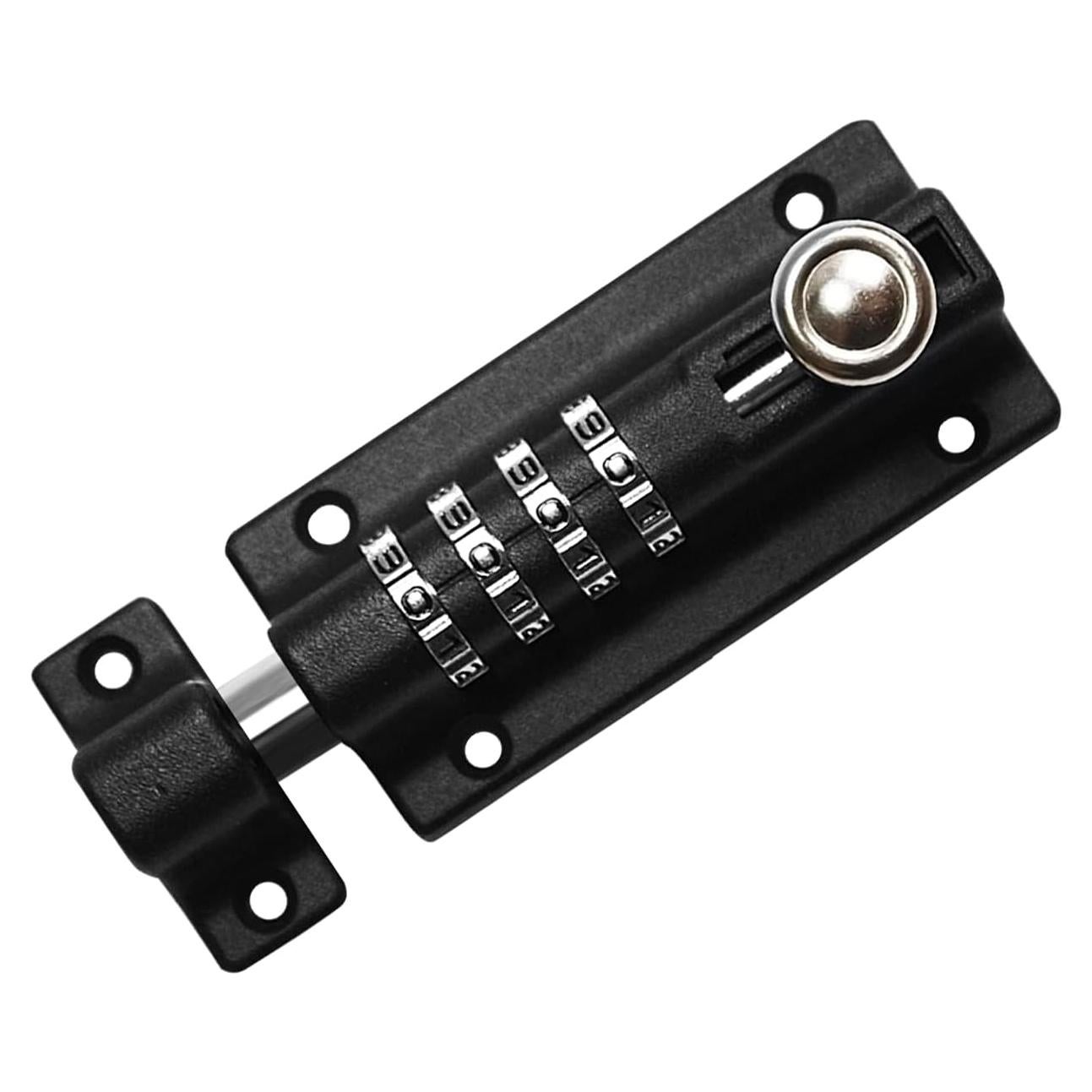 Cerrojo Combi de 4 Dígitos SISAV Negro Resistente al Óxido