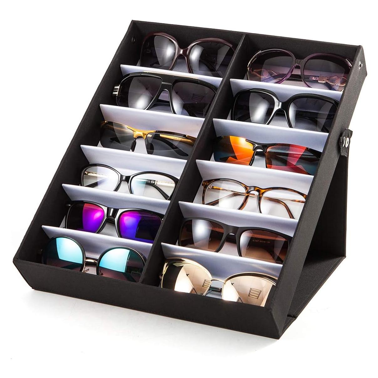 Organizador de Gafas TRIUMPH VISION Caja Almacenamiento Negro