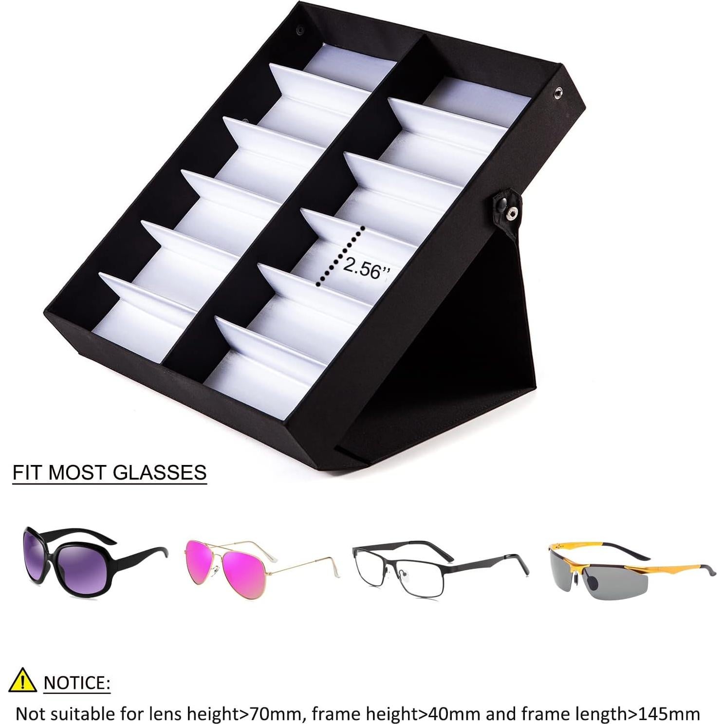 Organizador de Gafas TRIUMPH VISION Caja Almacenamiento Negro