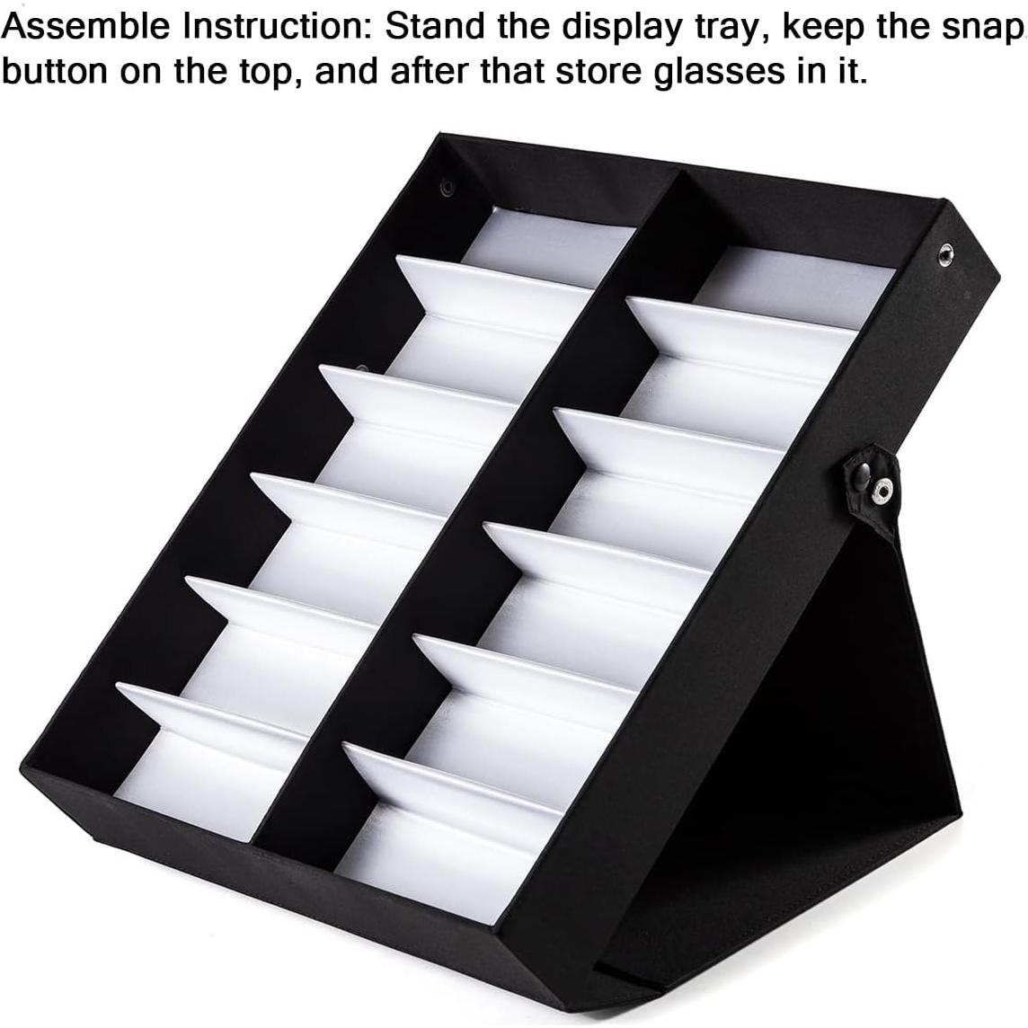 Organizador de Gafas TRIUMPH VISION Caja Almacenamiento Negro