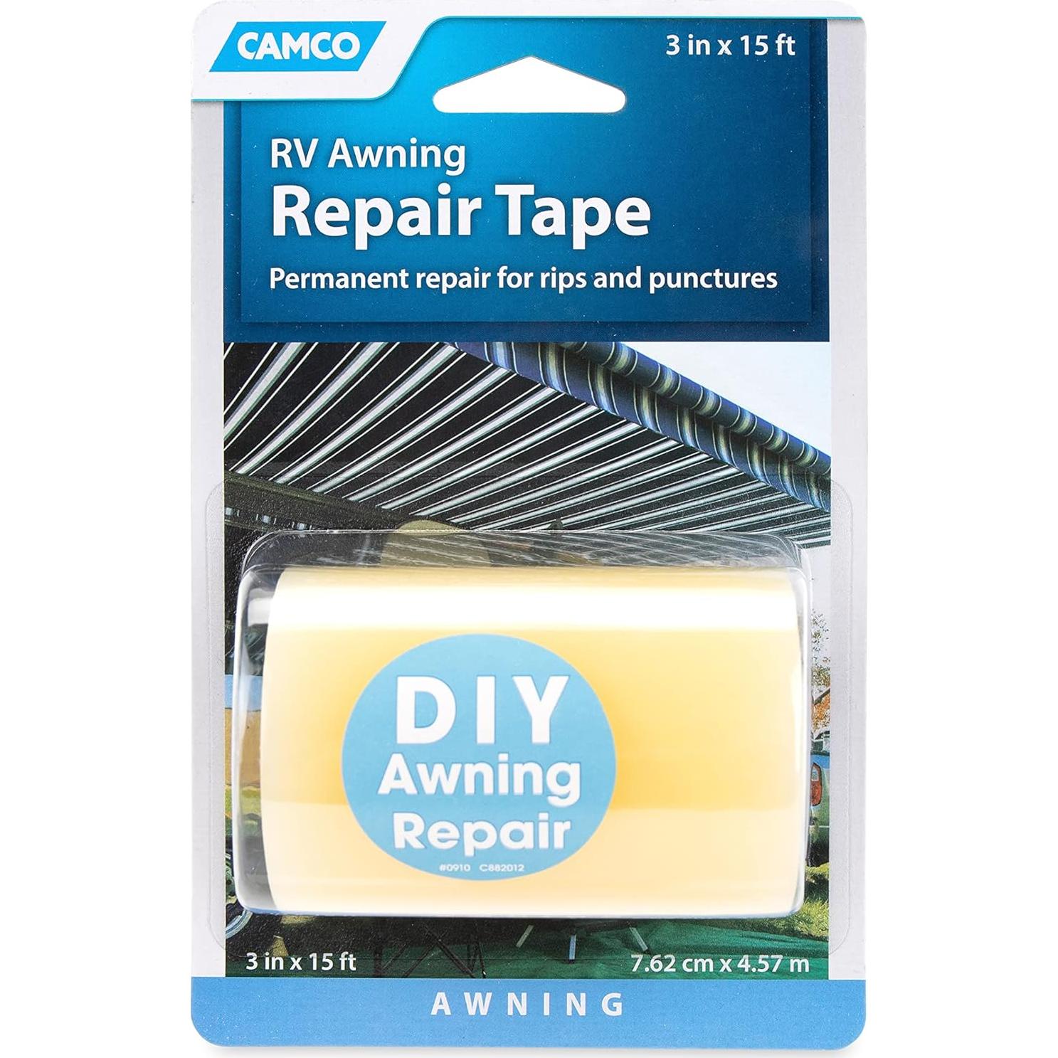 Cinta de Reparación Camco 42613 7.62 cm x 4.57 m Toldos