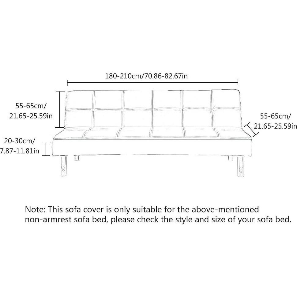 Funda de Sofá Cama Cornasee Stretch Lavable 180-210 cm