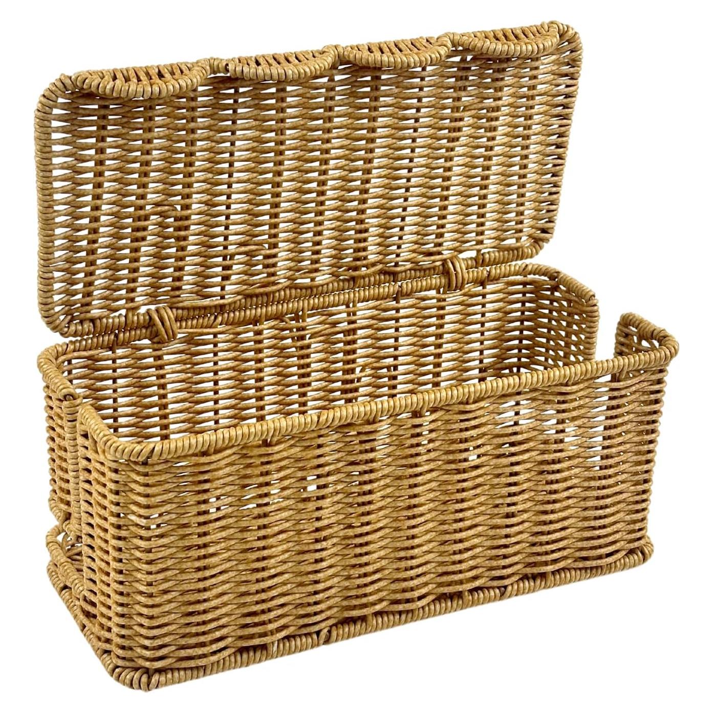 Caja Organizadora de Cables YEXEXINM 29.5x12.7cm Plástico Ratan