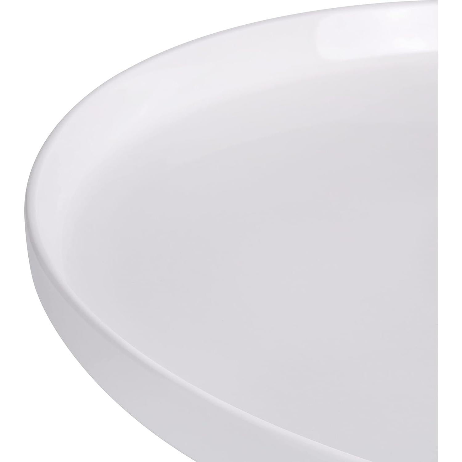 Juego de Platos de Cena Gibson Home Oslo 8 Piezas Blanco