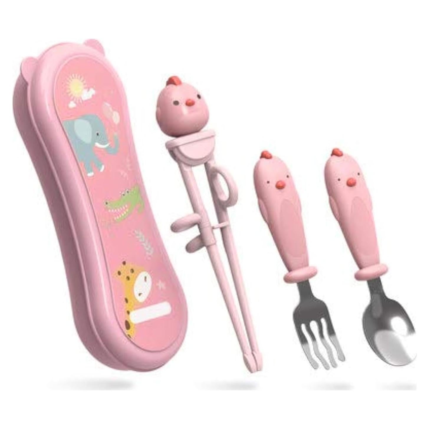 Juego de Palillos de Entrenamiento Mannice Rosa - 4 Piezas