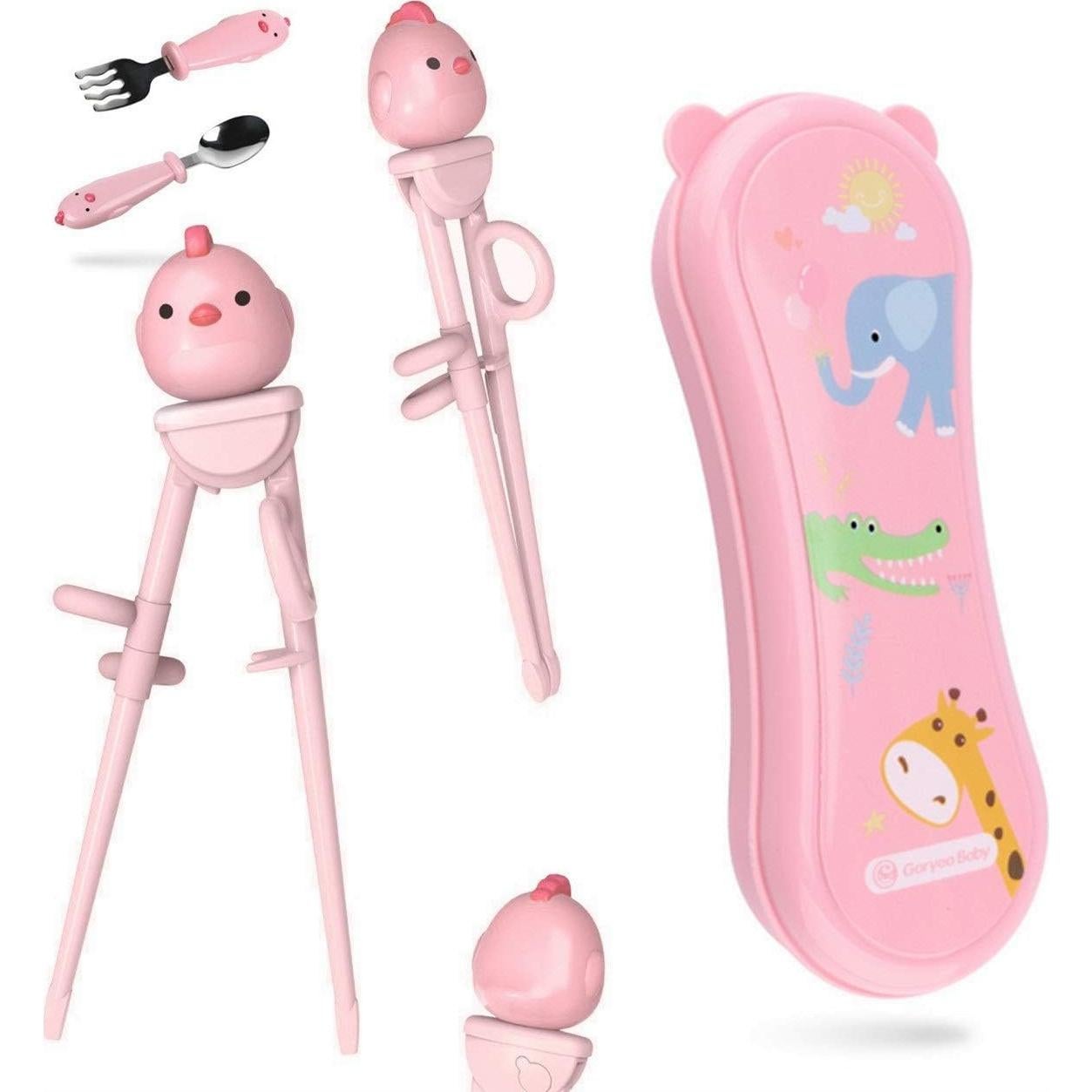 Juego de Palillos de Entrenamiento Mannice Rosa - 4 Piezas