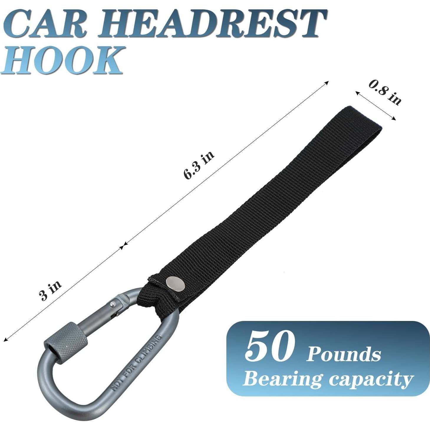 Gancho organizador para reposacabezas de coche ECOSHIRE Verde