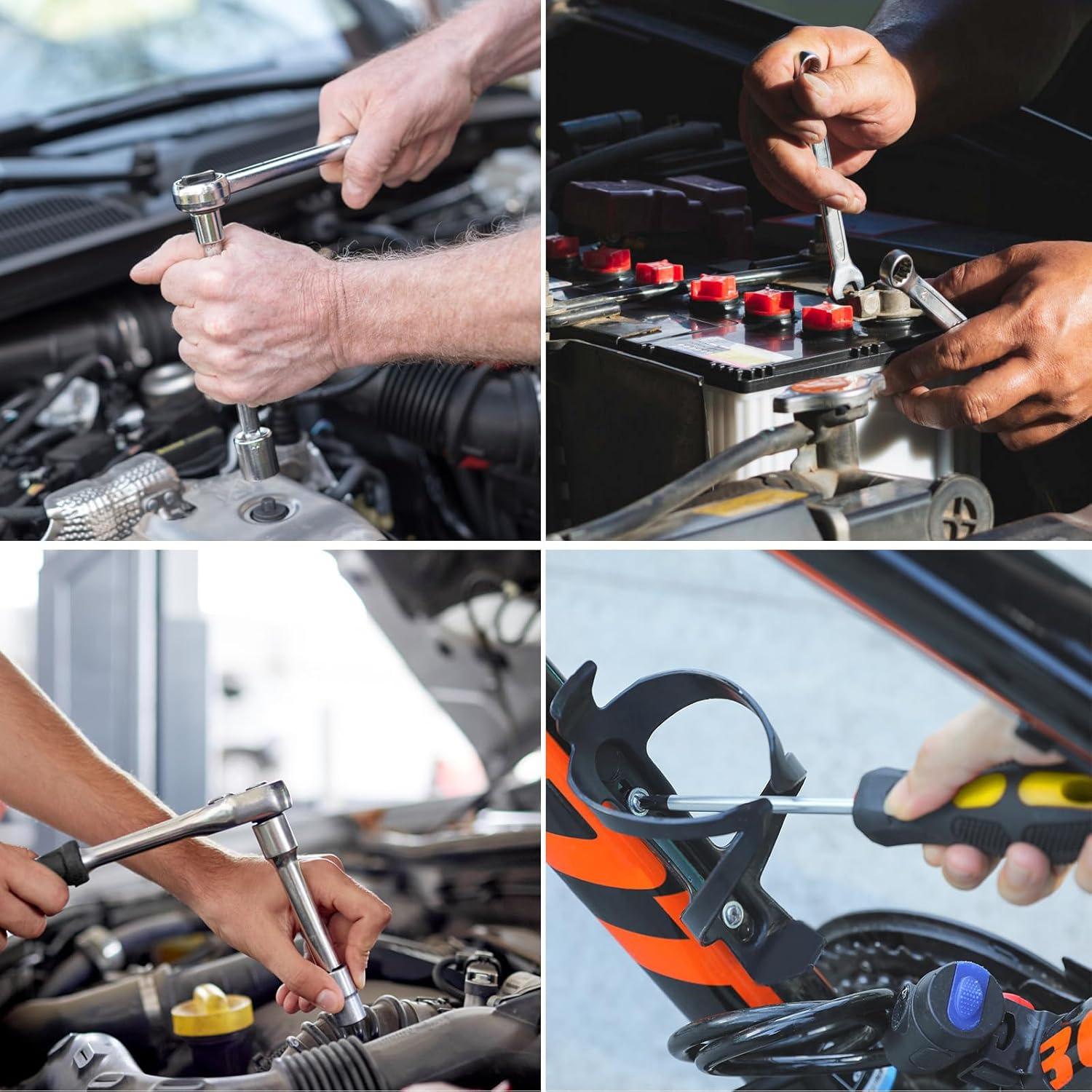 Juego de Herramientas 95 Piezas TLGREEN Caja Portátil Amarillo