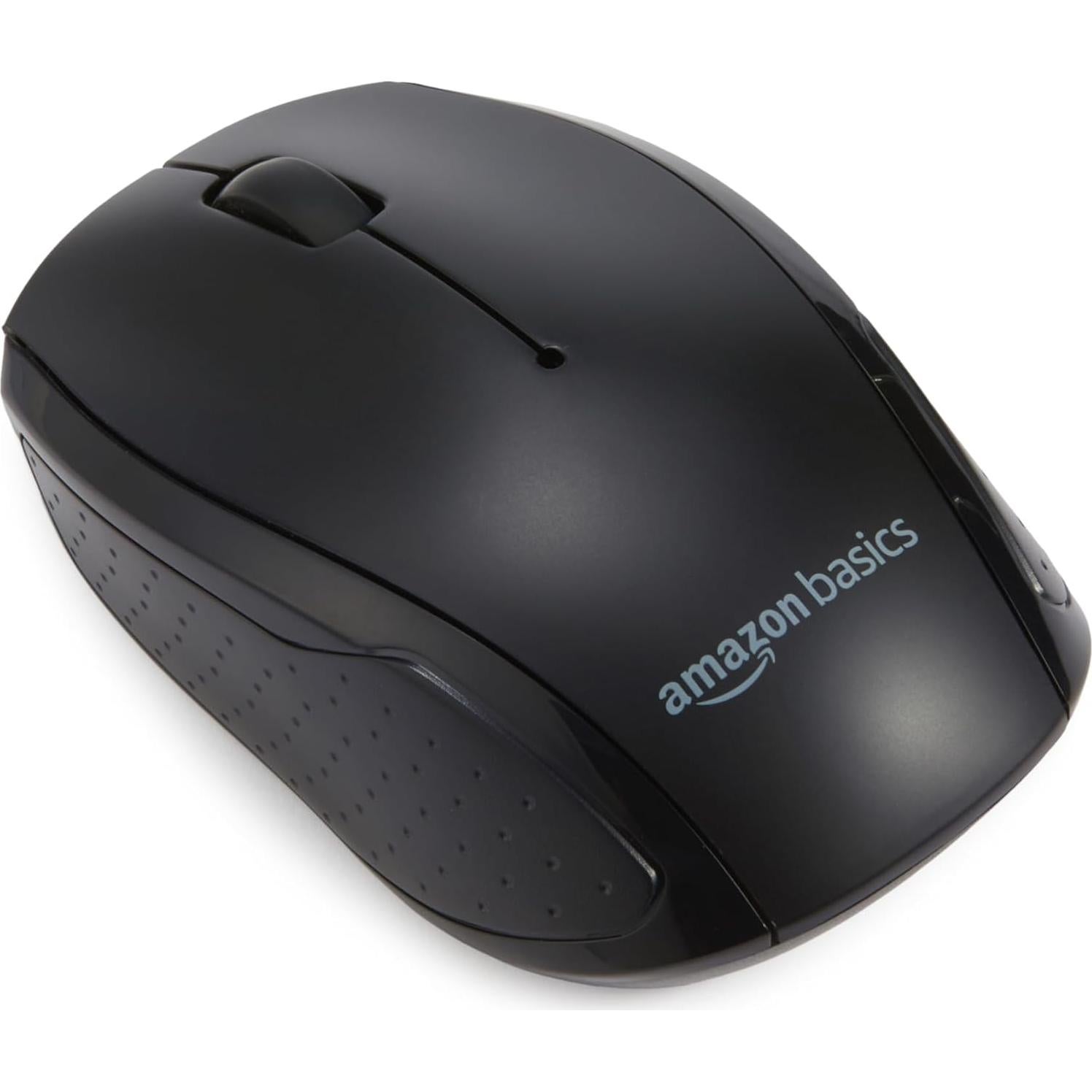 Combo Teclado y Ratón Inalámbrico Amazon Basics US QWERTY Negro