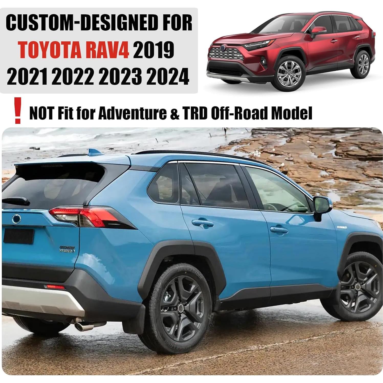 Guardabarros KEAIDAP para Toyota RAV4 2019-2024 Sin Perforación