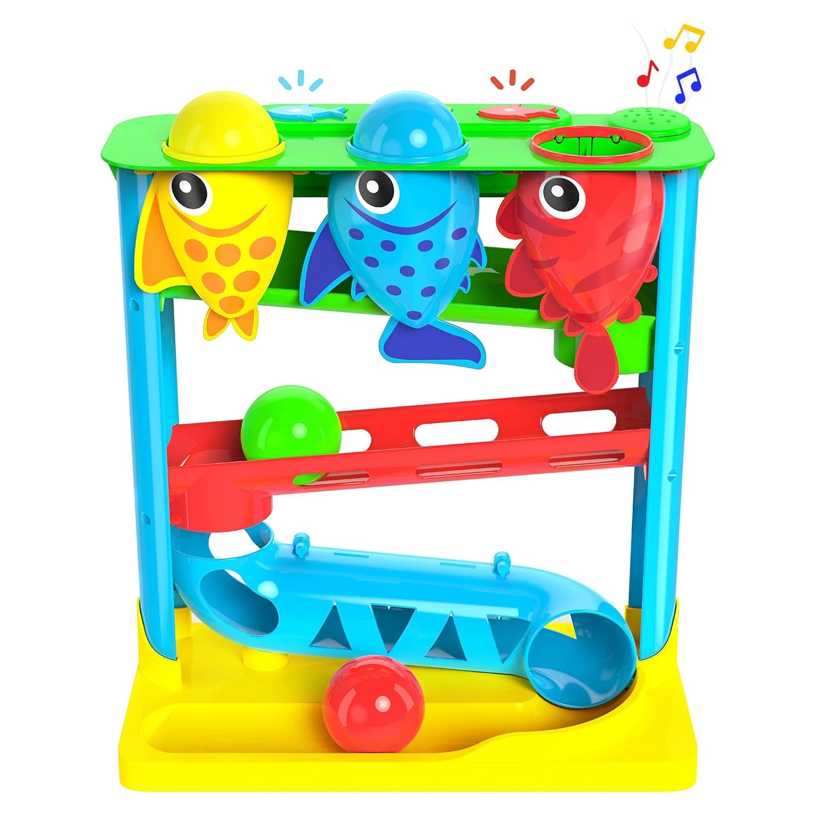 Juguete Interactivo Move2Play para Bebés 6+ Meses - Alimenta al Pez