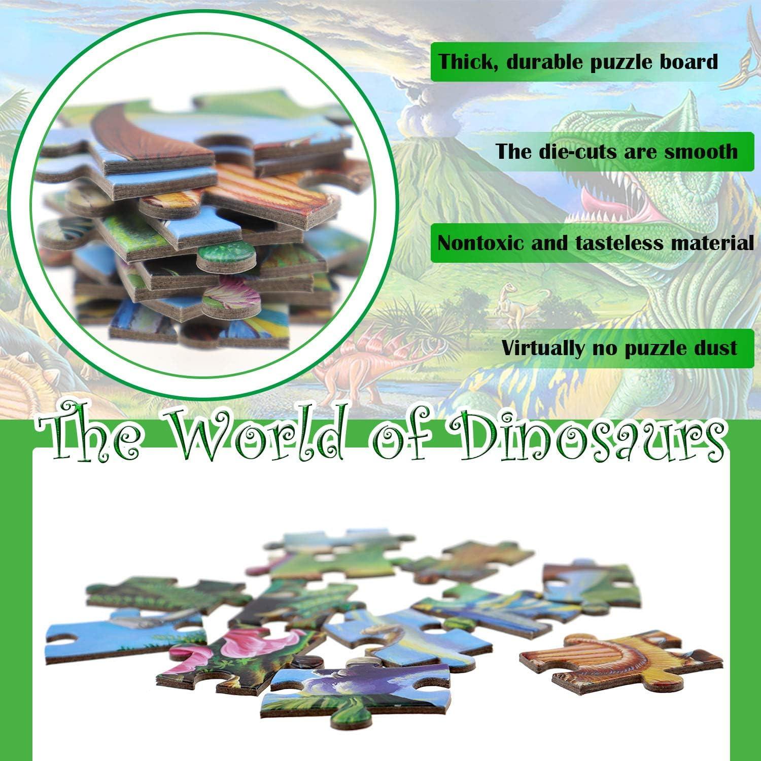 Rompecabezas Dinosaurio 100 Piezas RANSUNN 38.1x25.4 cm