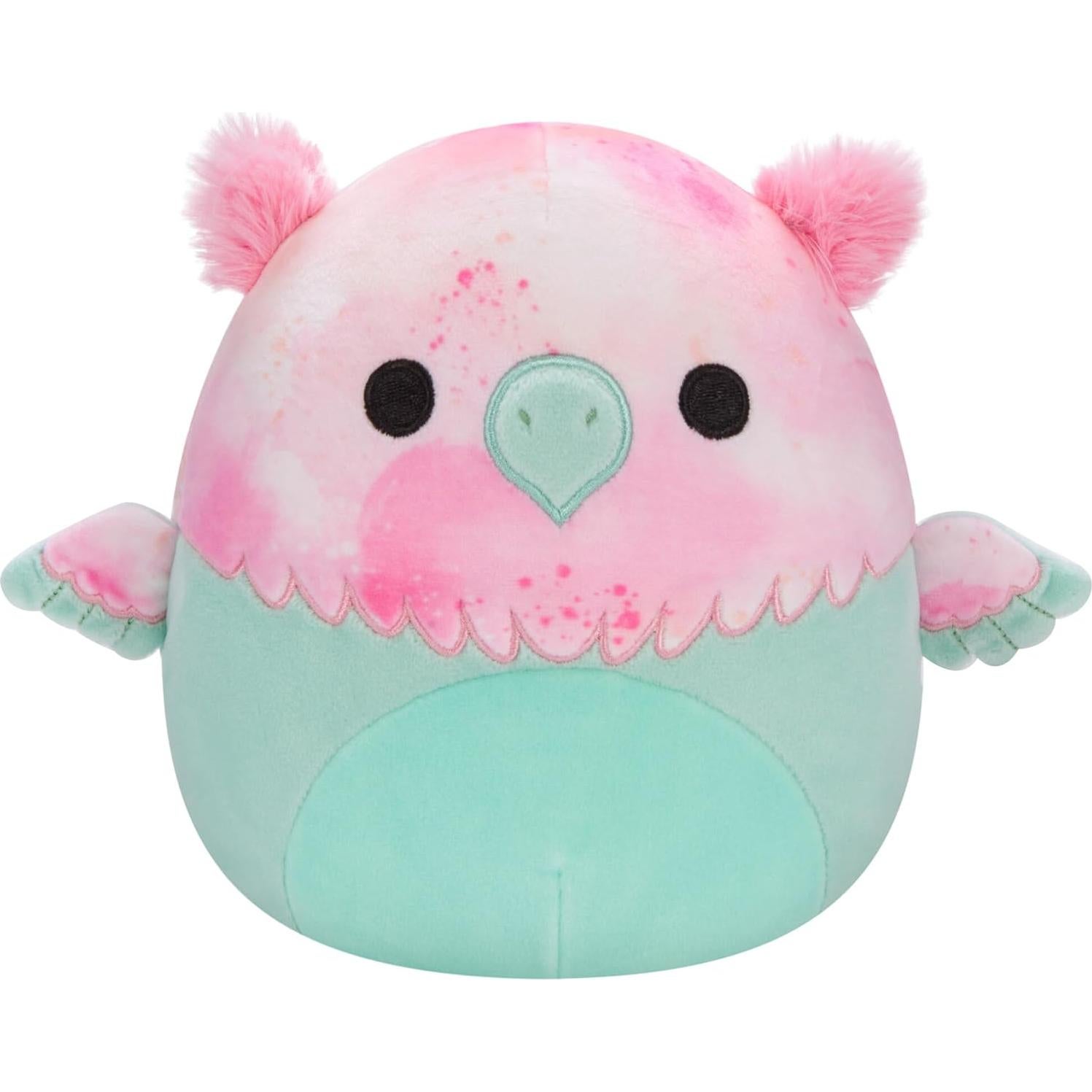 Squishmallows Original 7-Inch Fantasy Box Set – Eyk Lime Green Dragon, Gala Teal and Pink Griffin, Minya Purple Galaxy Mushroom, Ziv Sugar Glider with Crown – Official Jazwares Plush (Little)