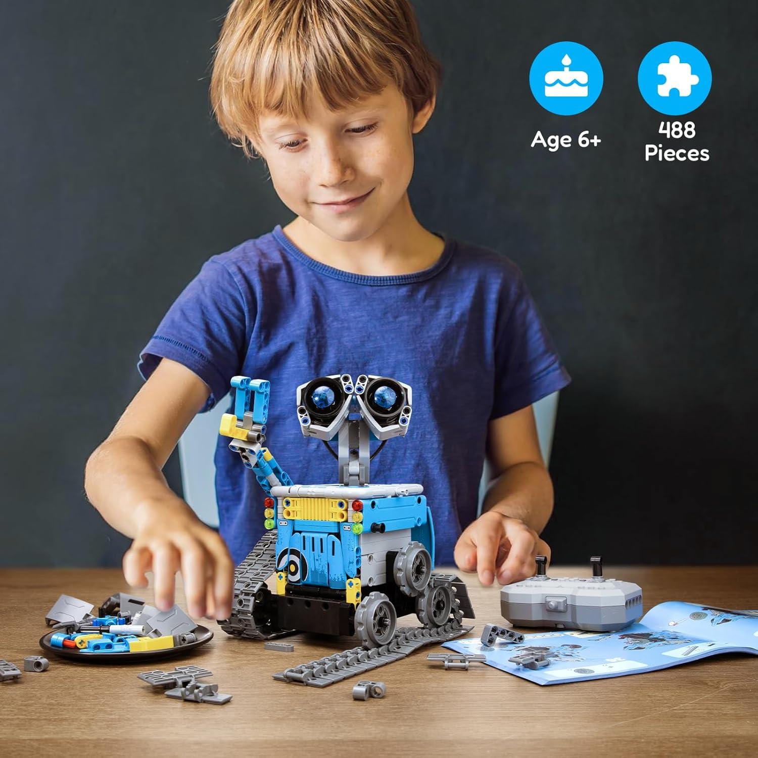Kit de Robots Mibido 5en1 Control Remoto y App STEM