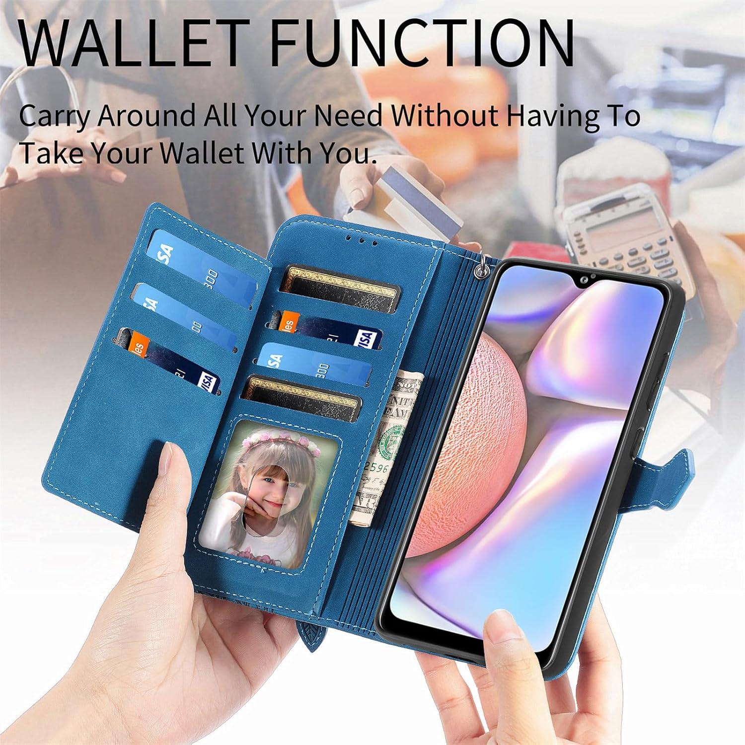 Funda billetera Samsung Galaxy A10S/A01S/M01S Furiet azul