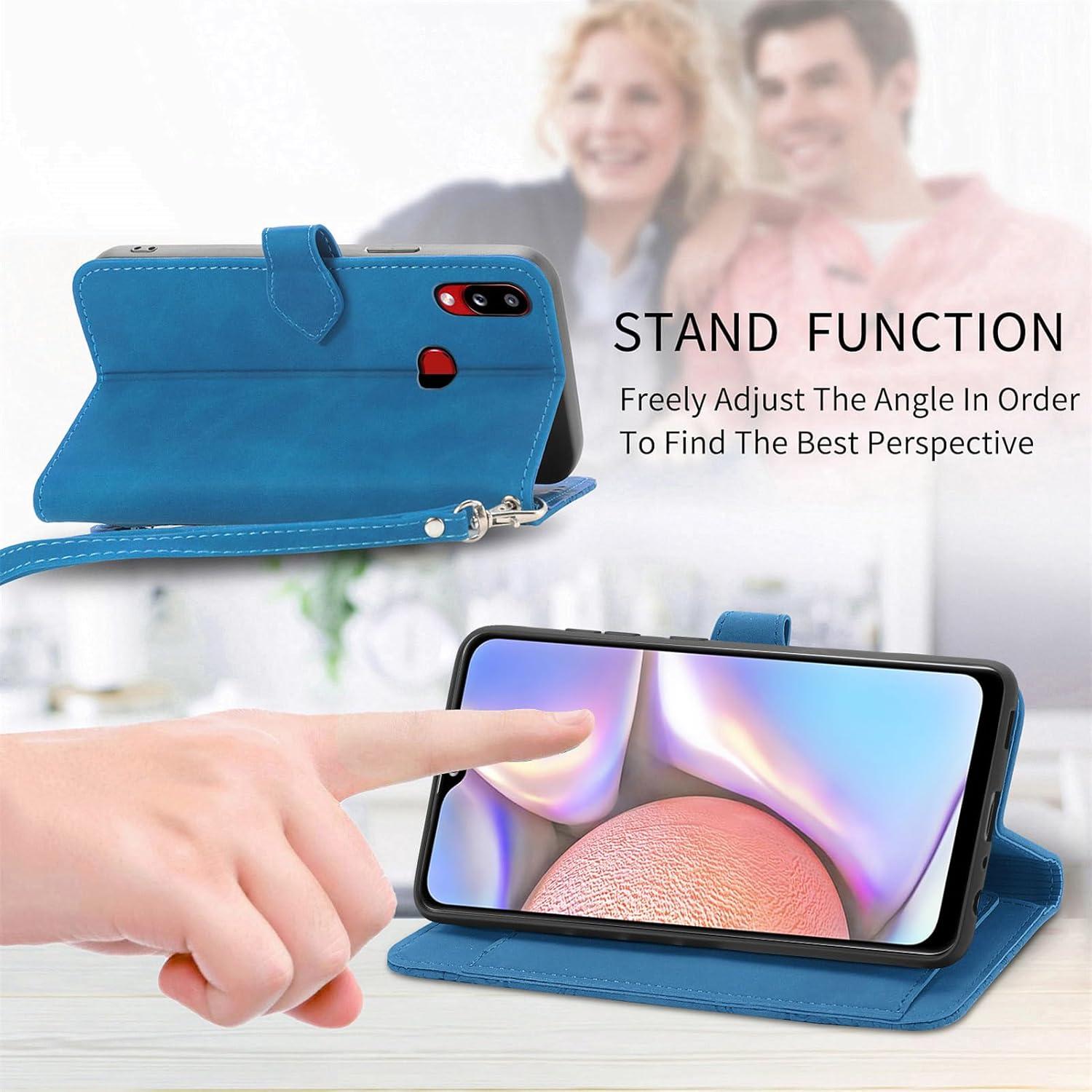 Funda billetera Samsung Galaxy A10S/A01S/M01S Furiet azul