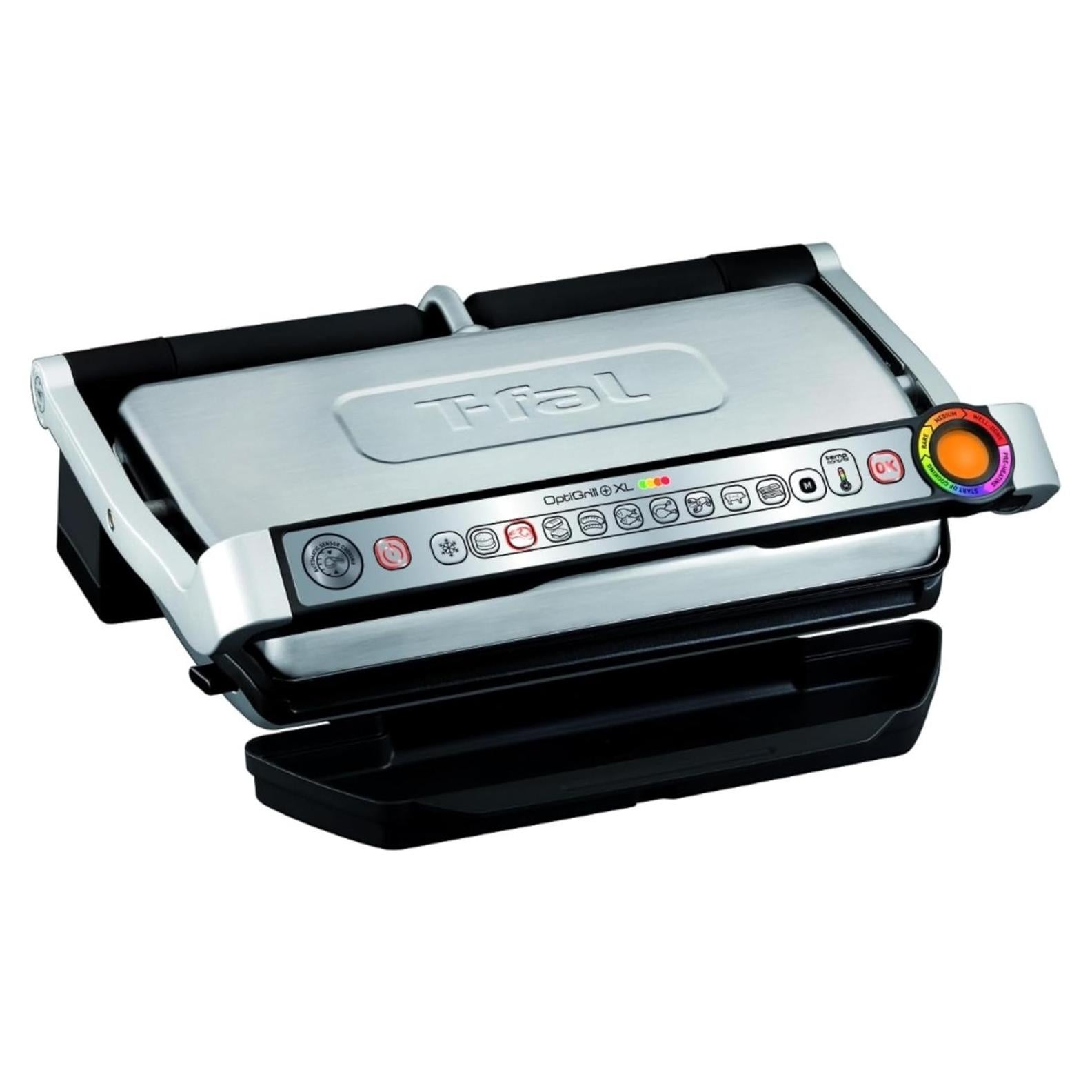 Parrilla Eléctrica T-Fal OptiGrill XL 6 Porciones 9 Modos