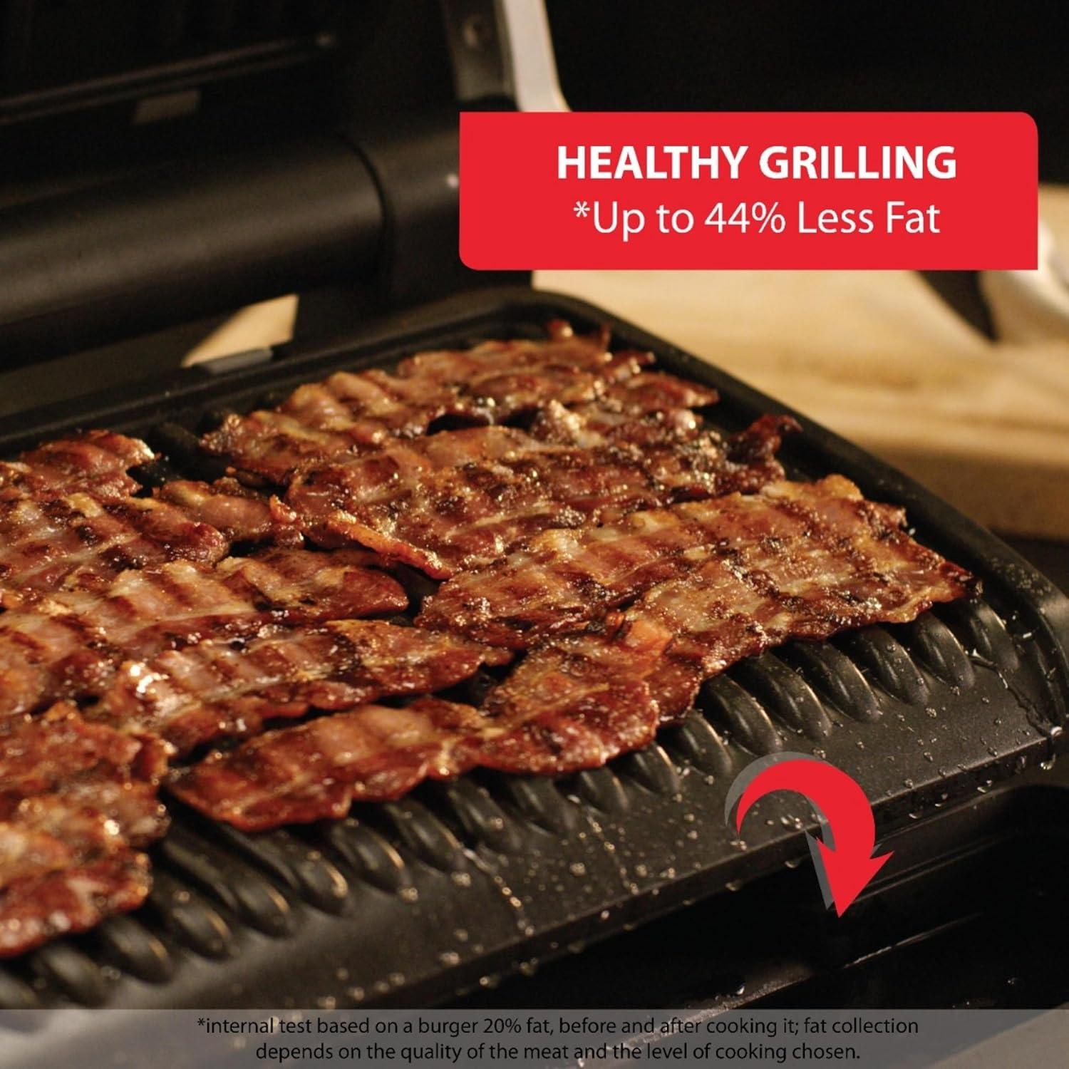 Parrilla Eléctrica T-Fal OptiGrill XL 6 Porciones 9 Modos