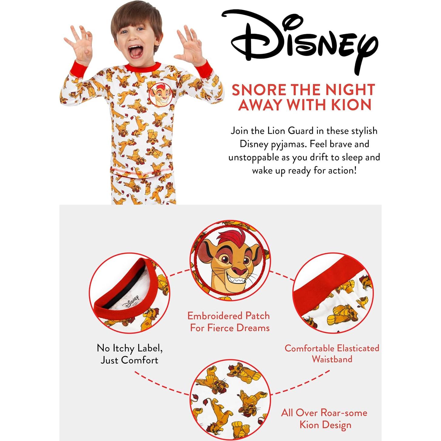 Pijamas de Disney El Rey León para Niños Kion 100% Algodón
