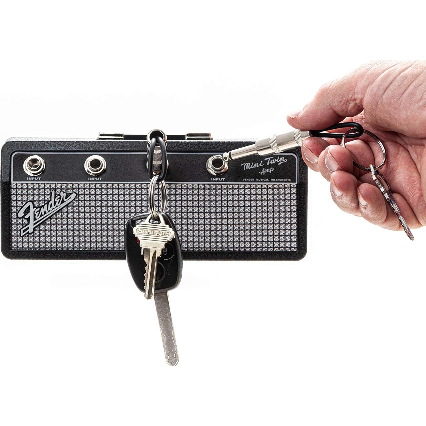 Soporte de Llaves Fender Pluginz con 4 Llaveros y Montaje