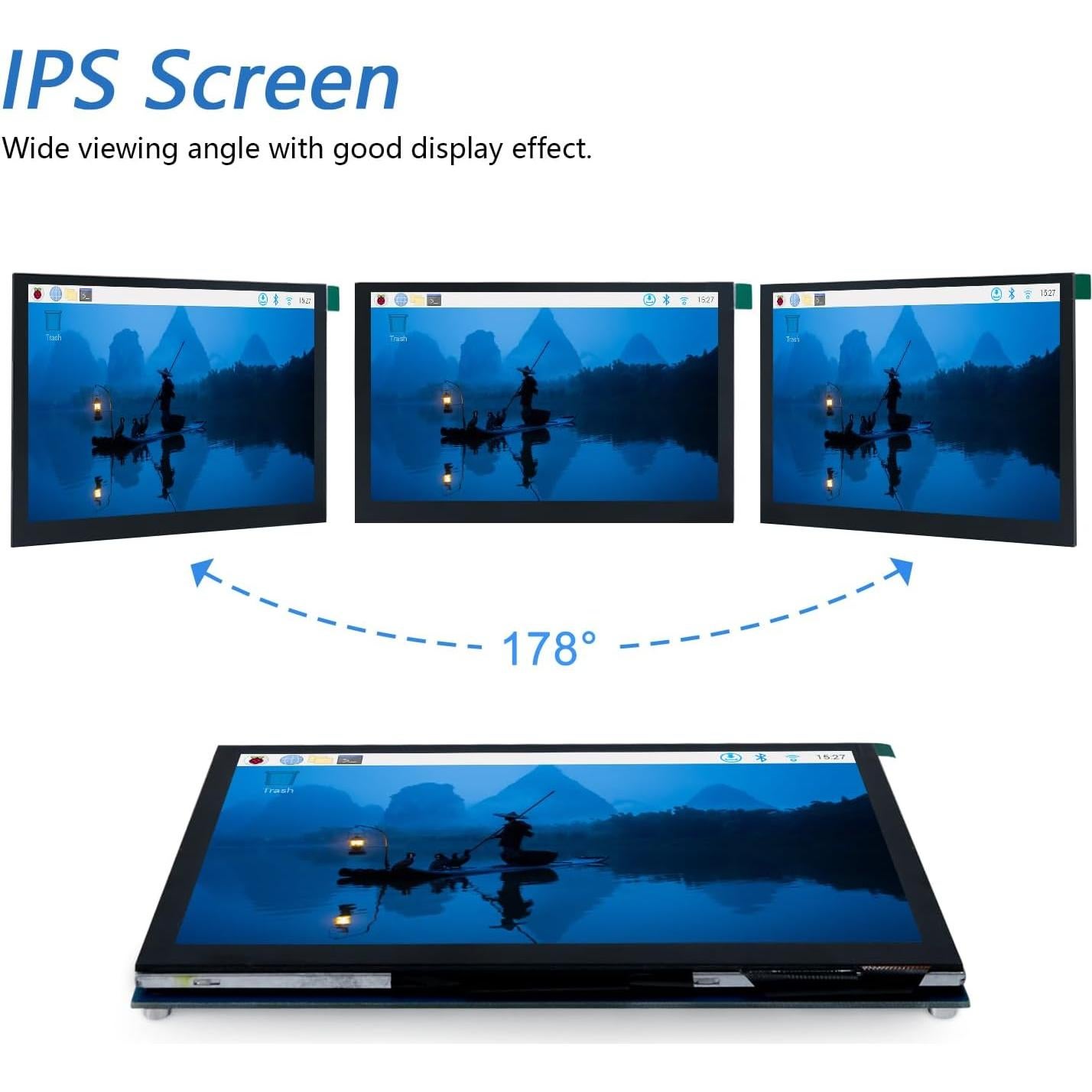 Monitor Táctil 5" FREENOVE IPS 800x480 para Raspberry Pi