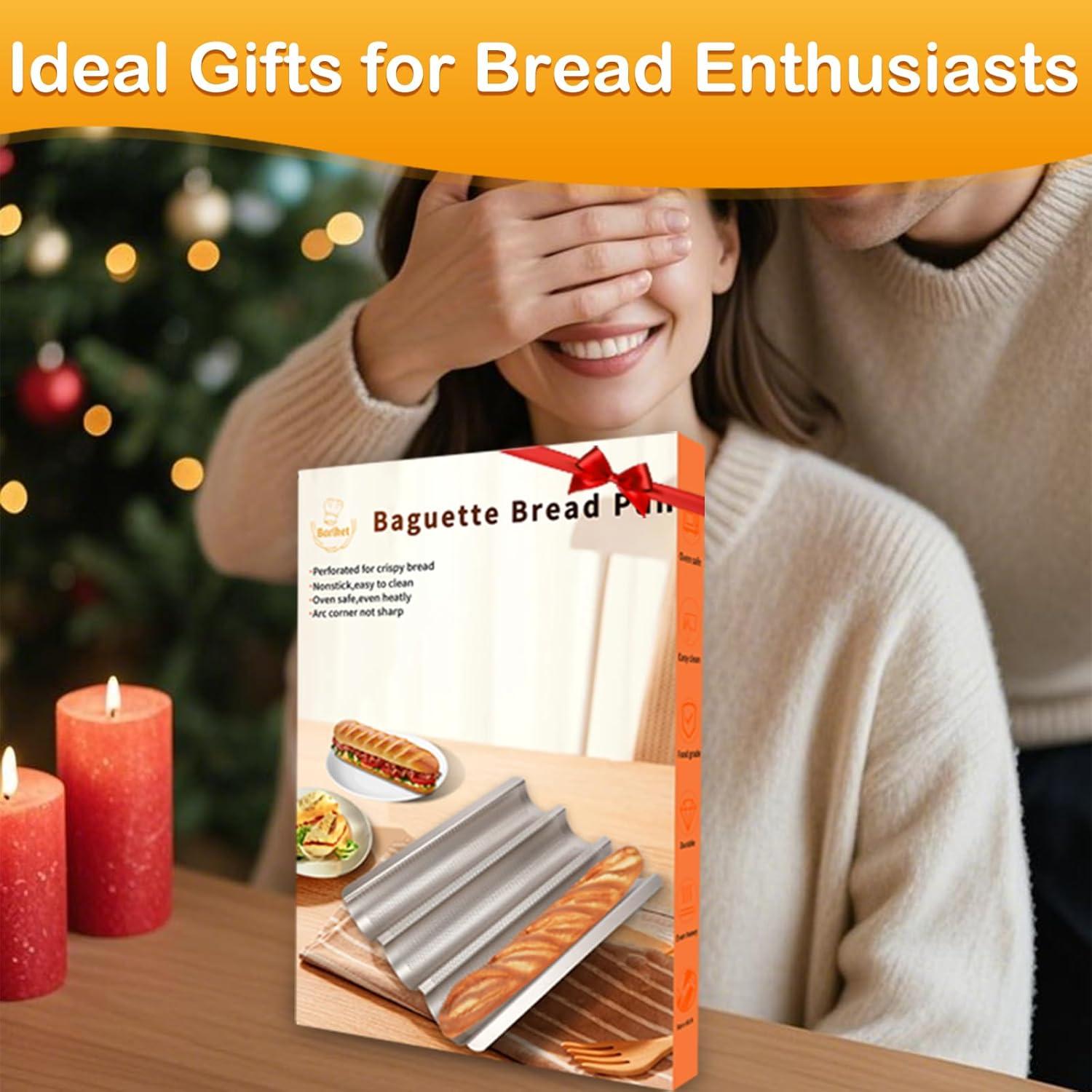 Bandeja para Baguette Barlket 38x28 cm Antiadherente