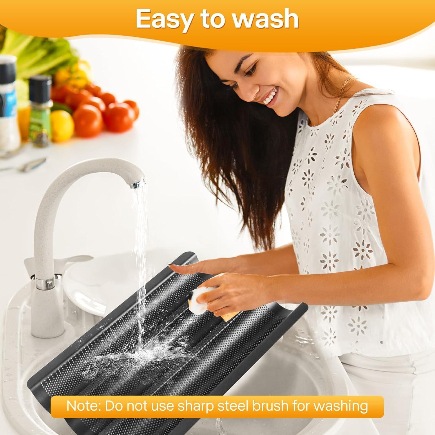 Bandeja para Baguette Barlket 38x28 cm Antiadherente