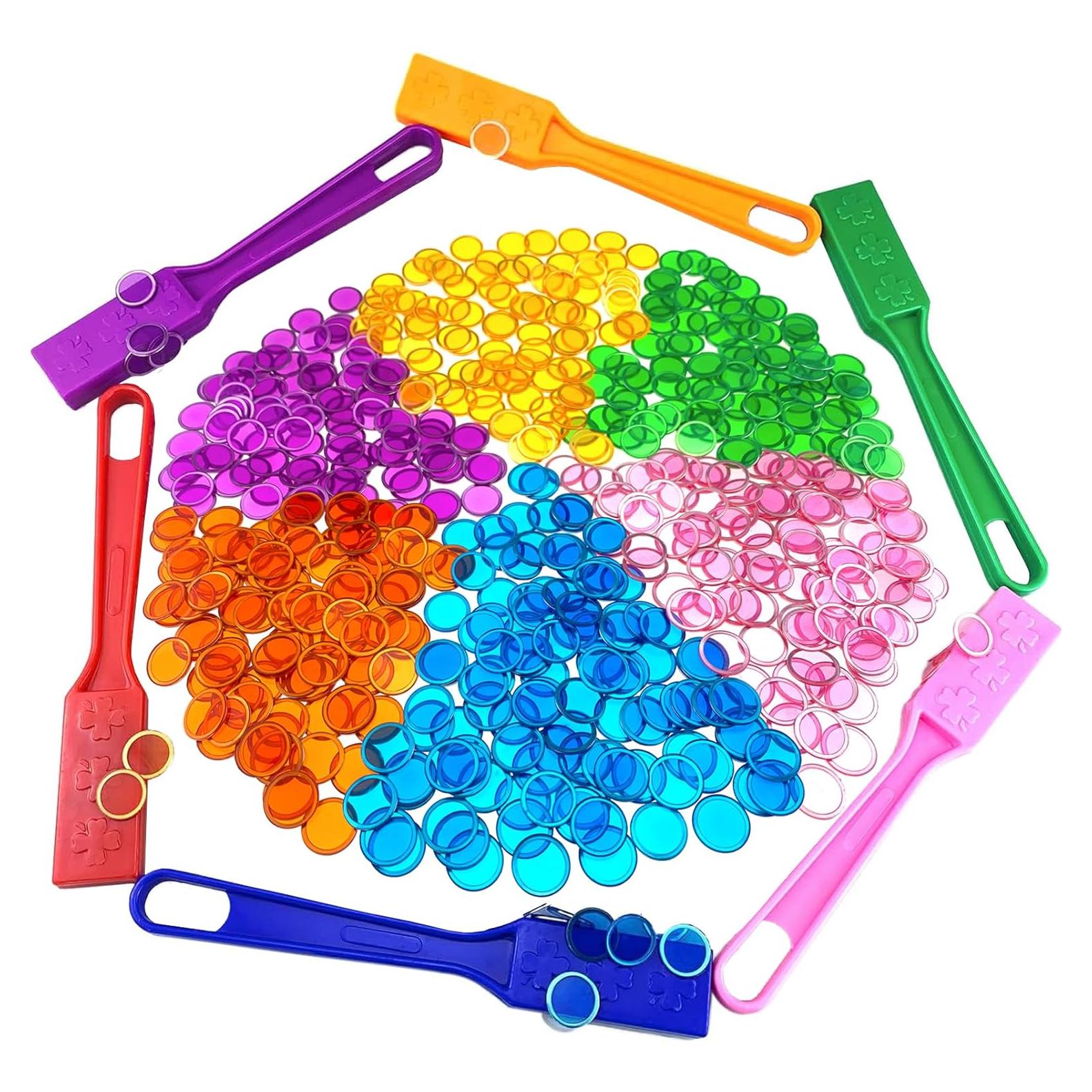 Juego de Fichas de Bingo Magnéticas Dacefloy - 600 Piezas