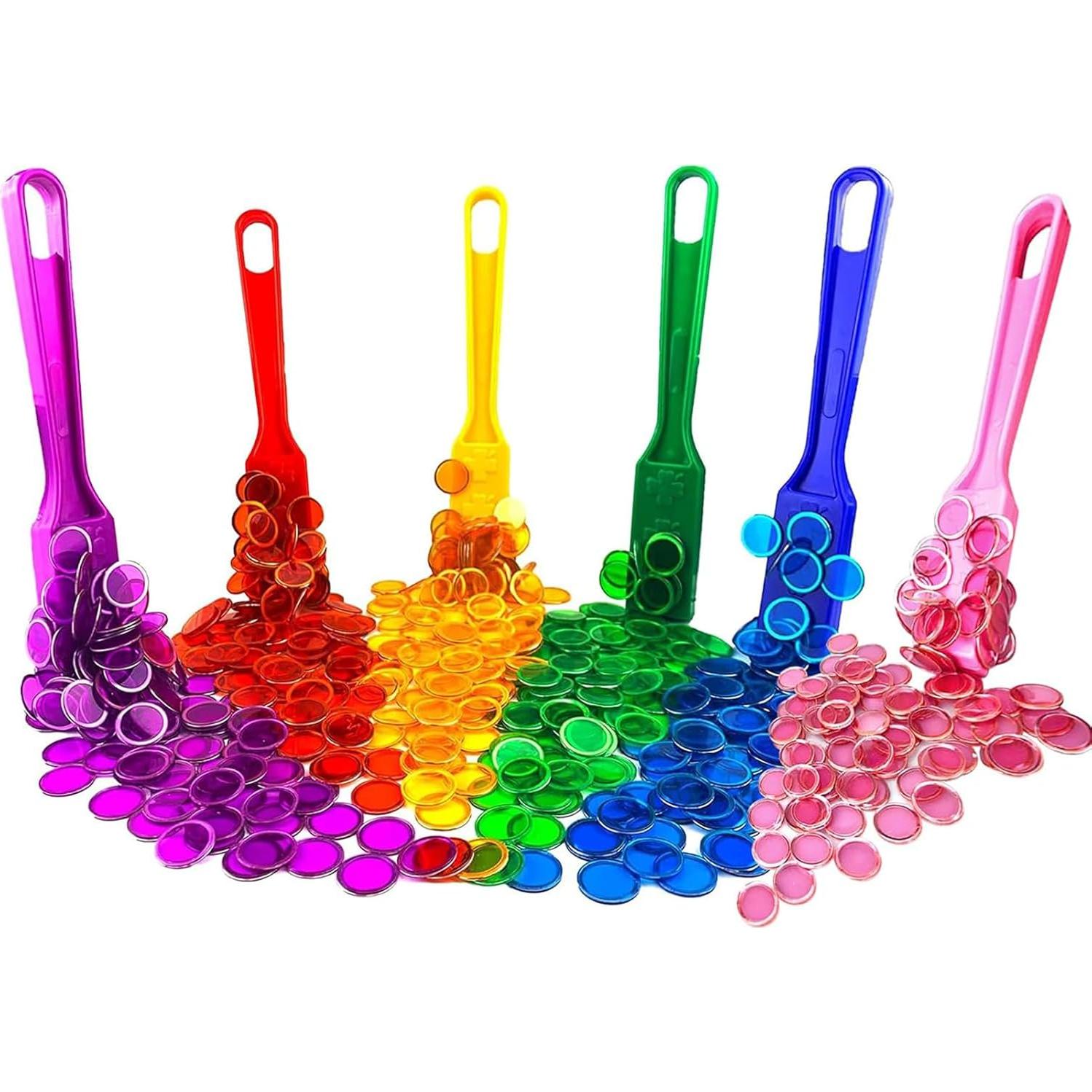 Juego de Fichas de Bingo Magnéticas Dacefloy - 600 Piezas