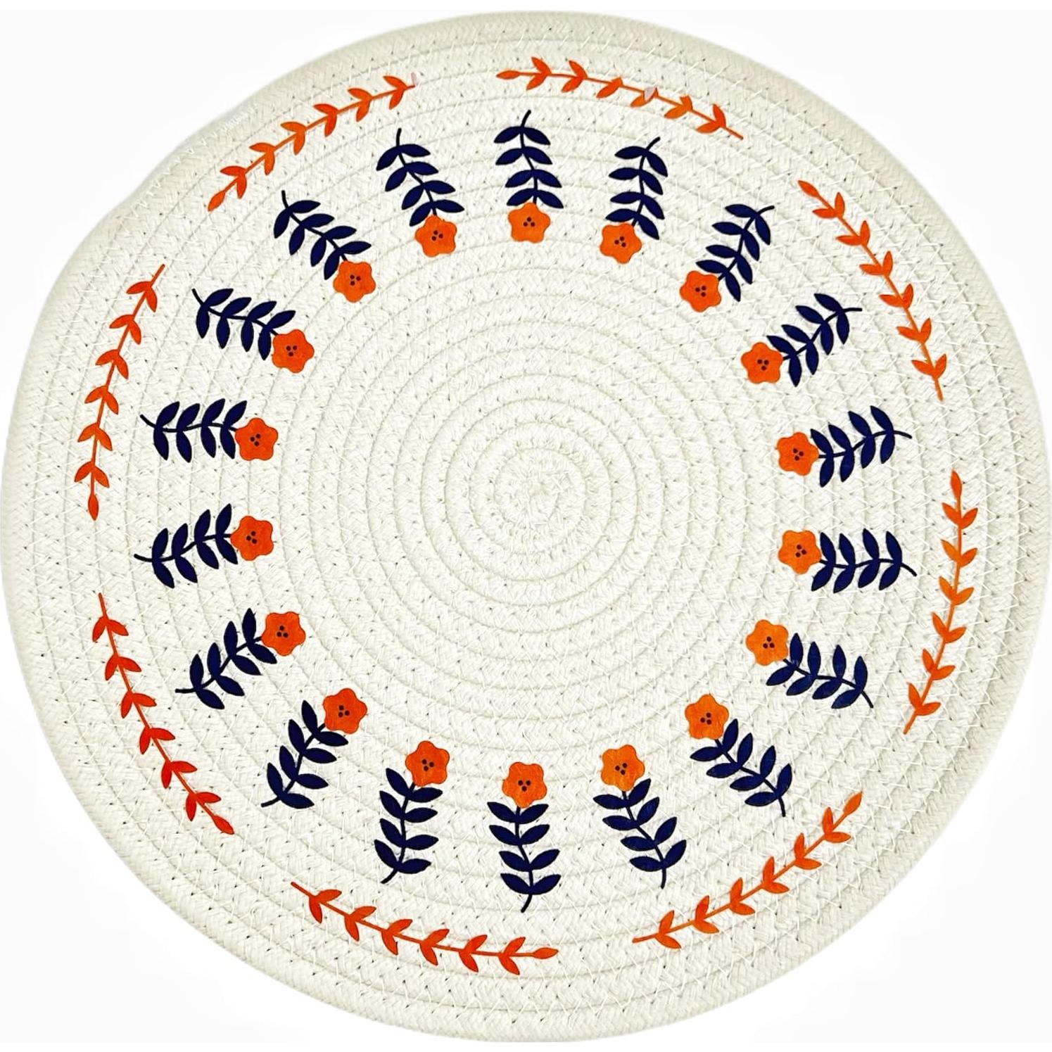 Juego de 4 Manteles Individuales Redondos Koofree 23.9 cm