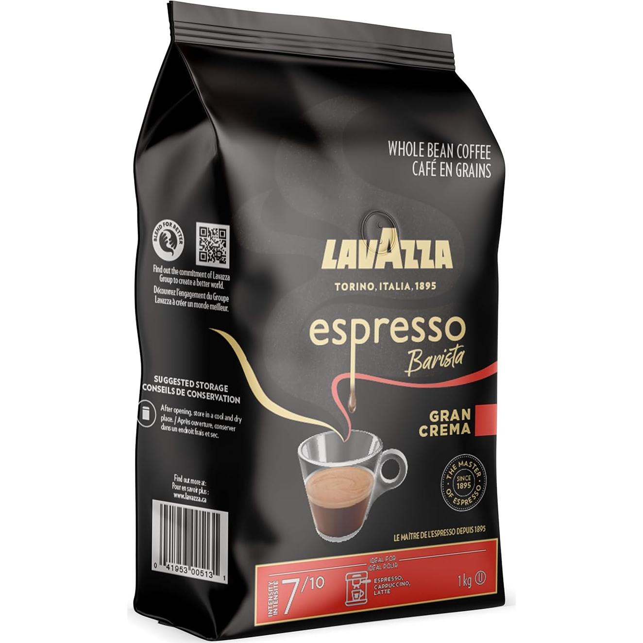 Café en Grano Lavazza Espresso Barista Gran Crema 1 kg