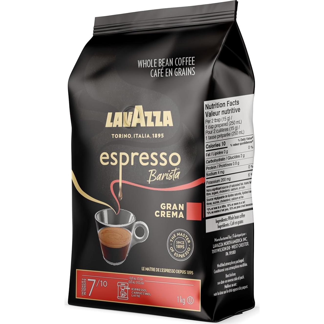 Café en Grano Lavazza Espresso Barista Gran Crema 1 kg