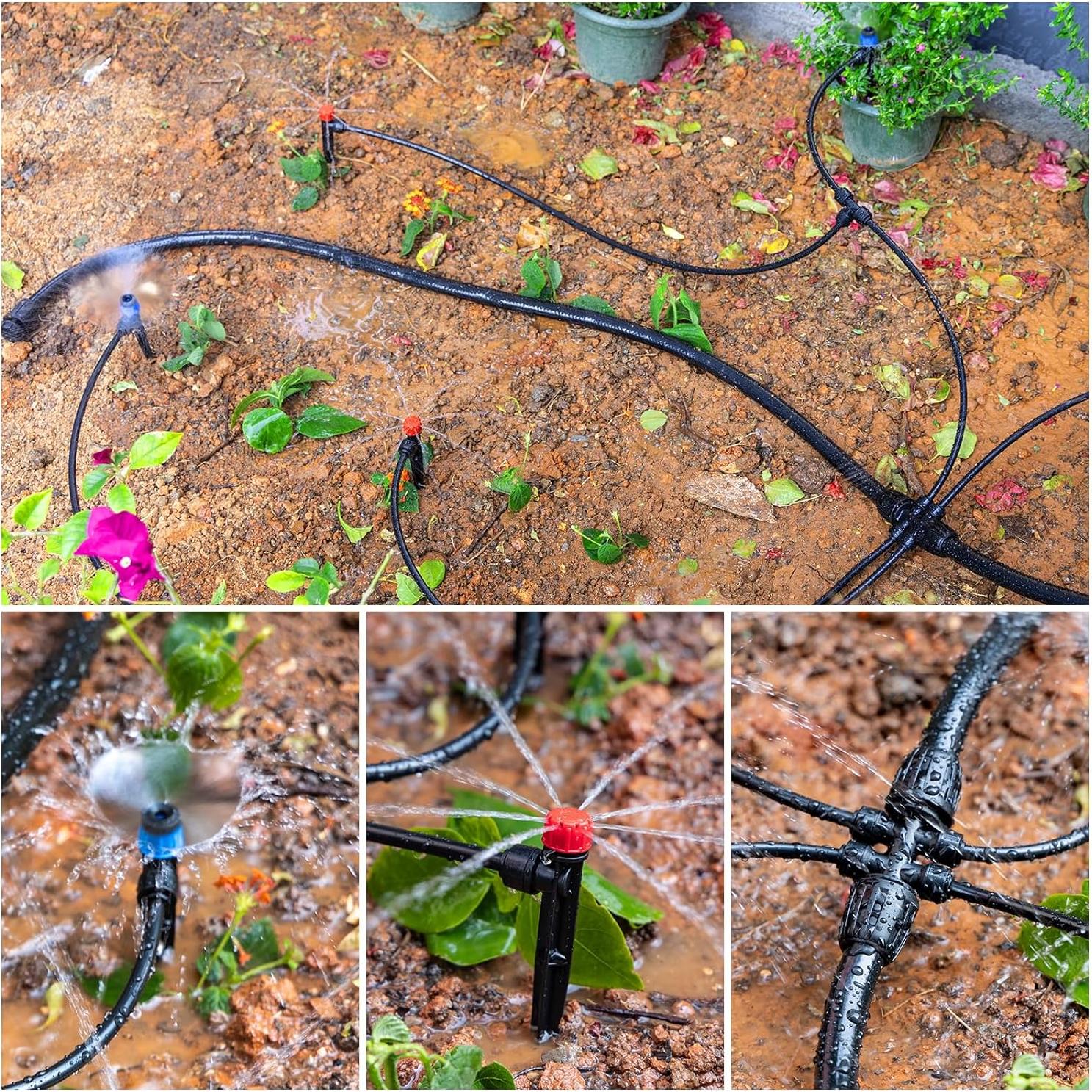 Kit de Riego por Goteo Maotong 240FT con Conexión Rápida