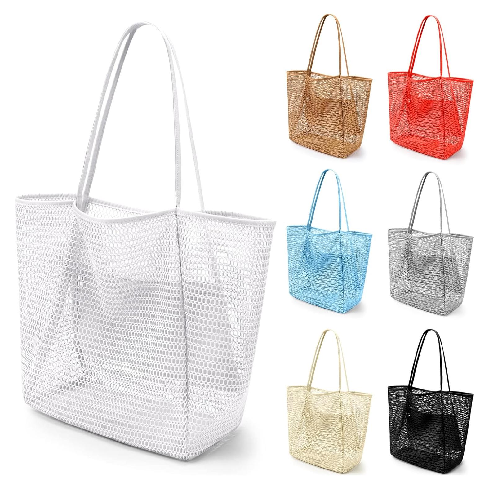 Bolsa de Playa de Malla VOROLO para Mujeres 50.8x39.9cm