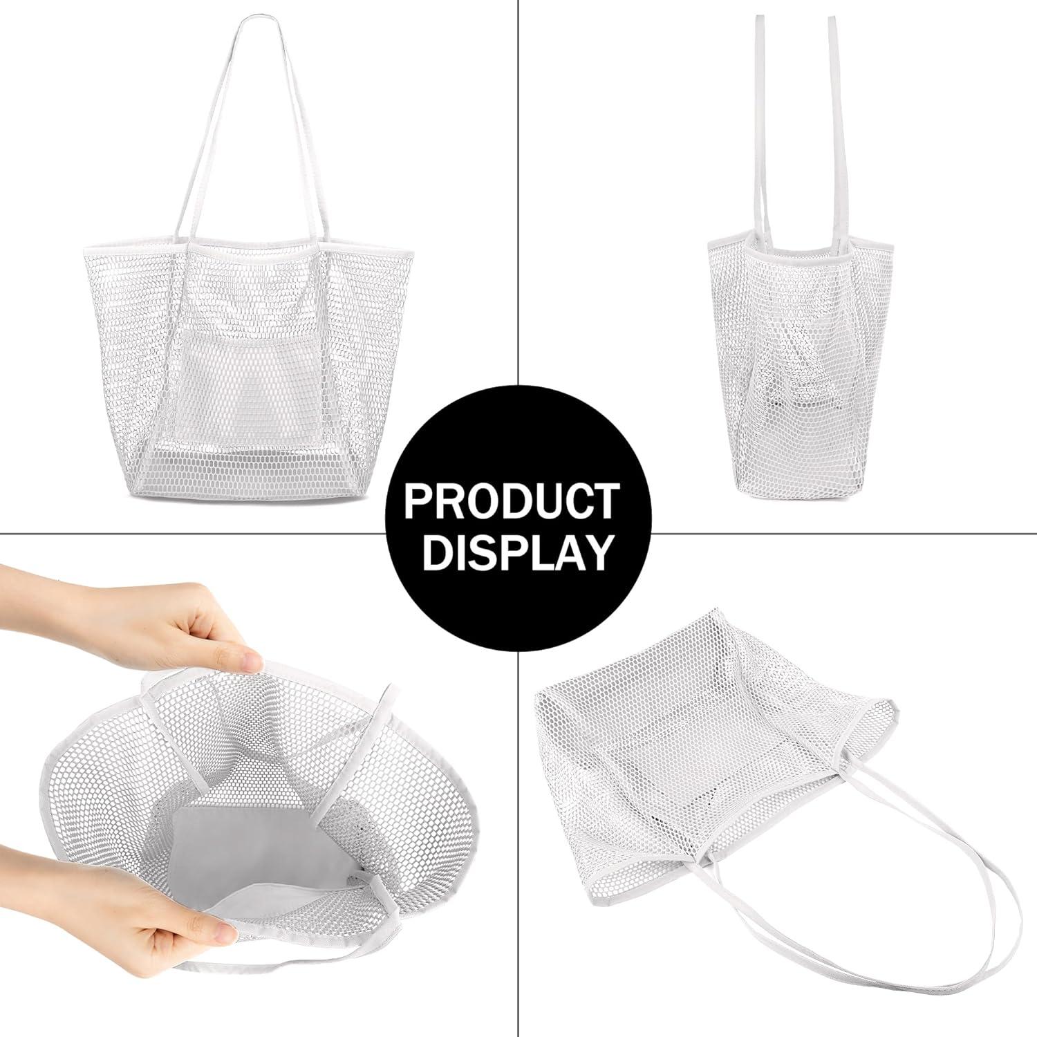 Bolsa de Playa de Malla VOROLO para Mujeres 50.8x39.9cm