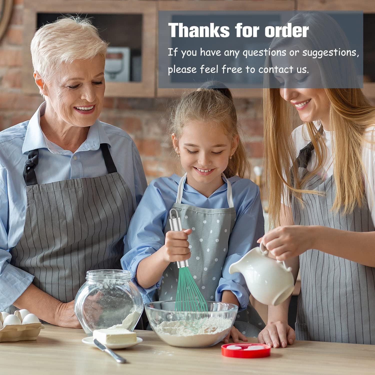 Set de 3 Batidores de Silicona OYV - Antirayones y Apto Lavavajillas