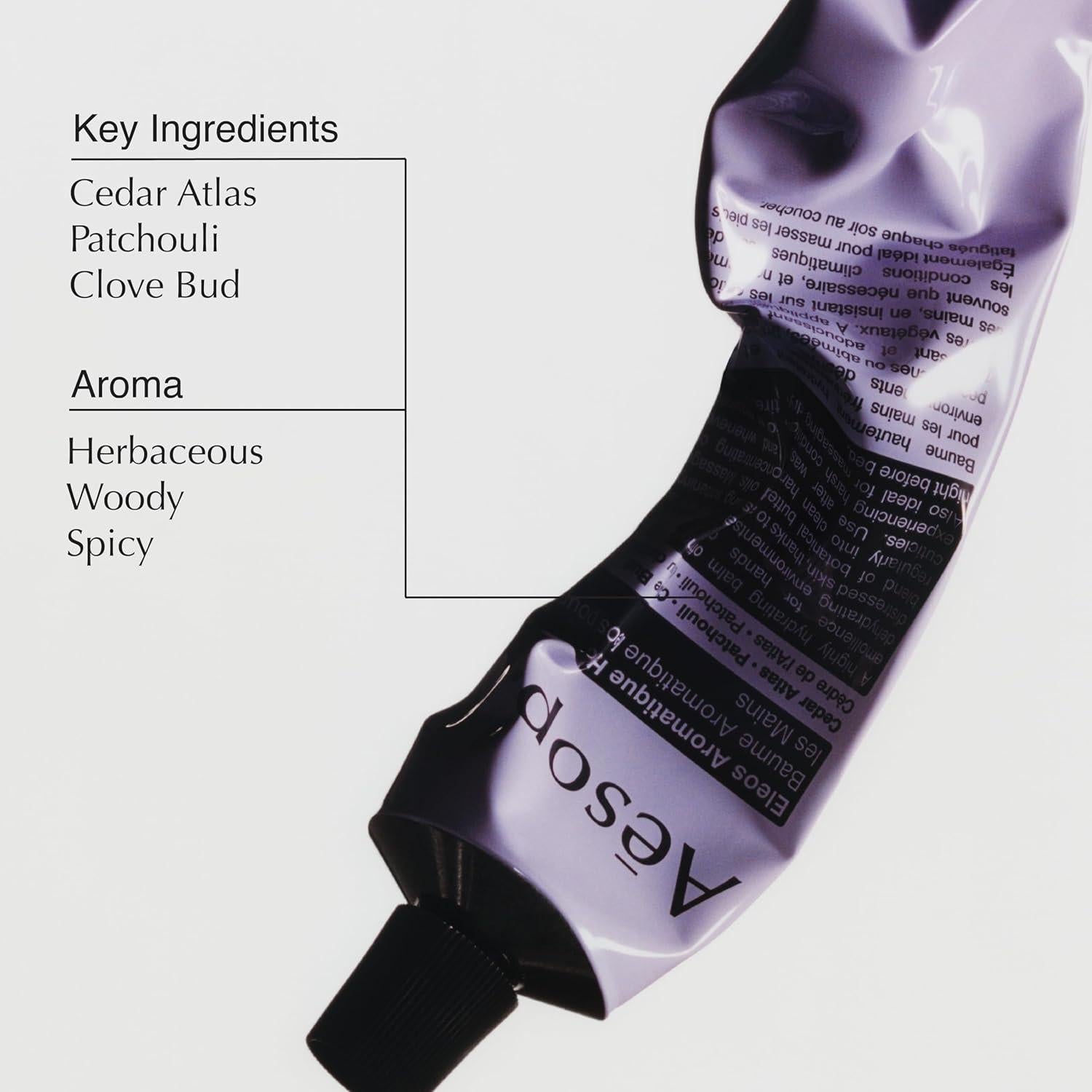 Bálsamo para Manos Aesop Eleos 68 g | Manteca de Karité y Coco