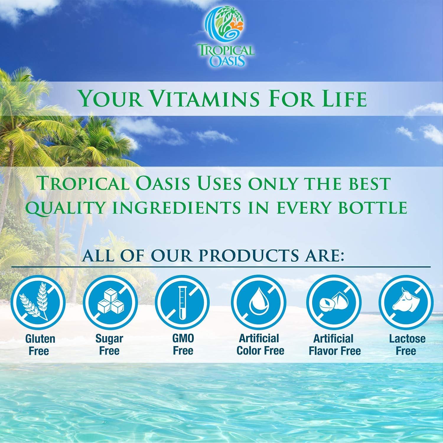 Gotas Líquidas de Vitamina D3 K2 Orgánica Tropical Oasis 59.15 ml