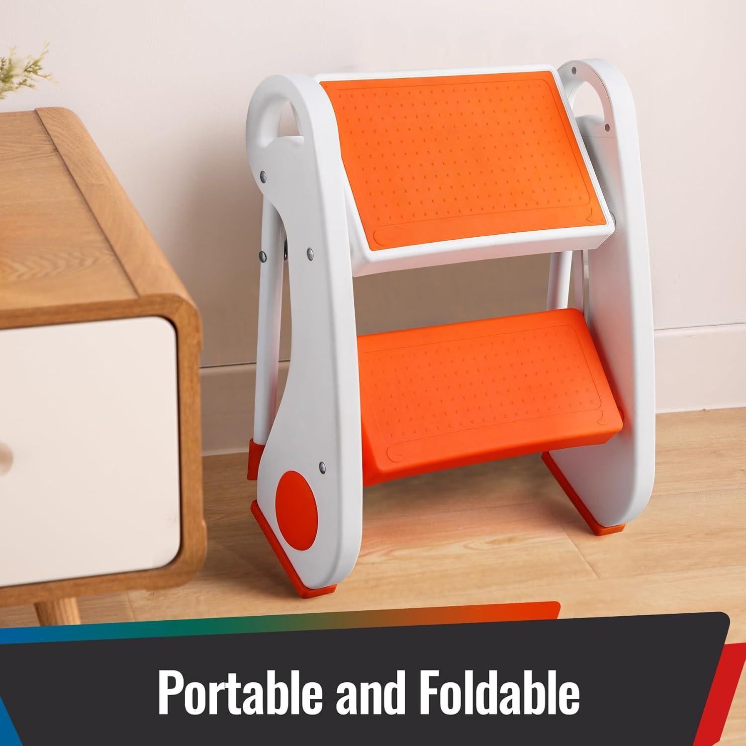 Escalera Plegable para Niños STOODER 2 Escalones Antideslizante