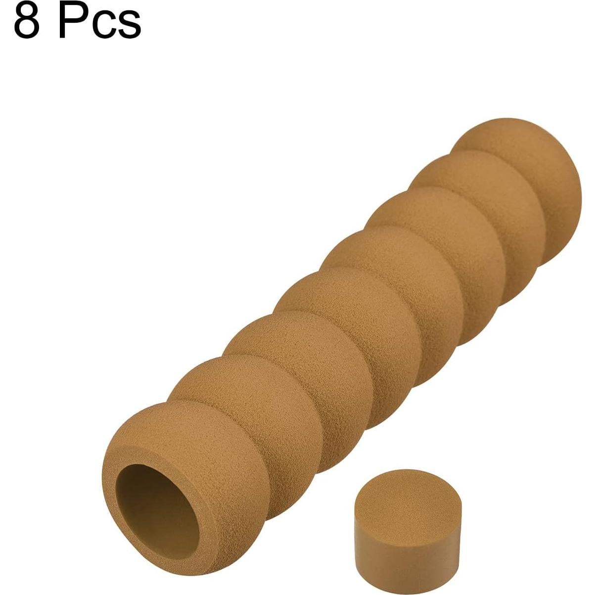 Cubiertas de Manija de Puerta uxcell 8Pcs Goma Nitrilo 35x14cm