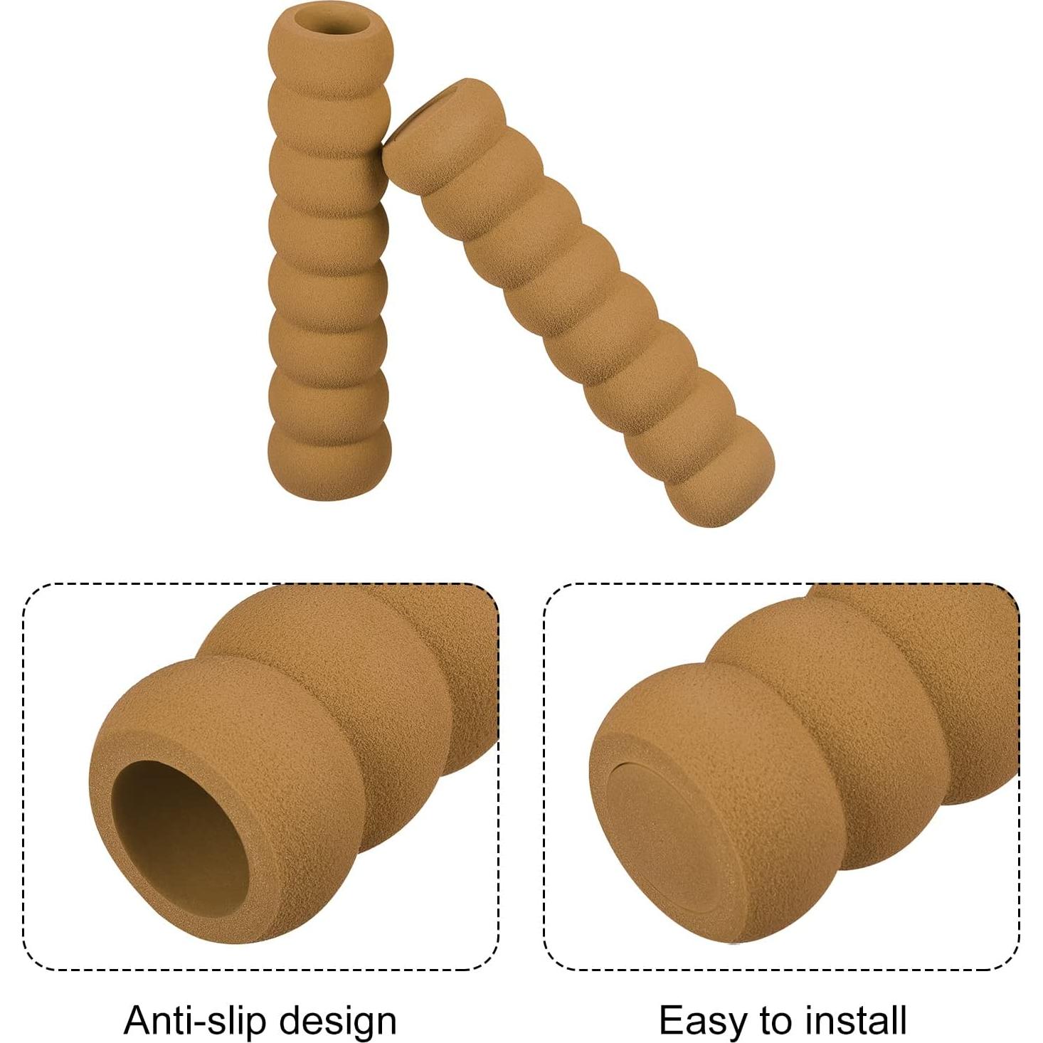 Cubiertas de Manija de Puerta uxcell 8Pcs Goma Nitrilo 35x14cm