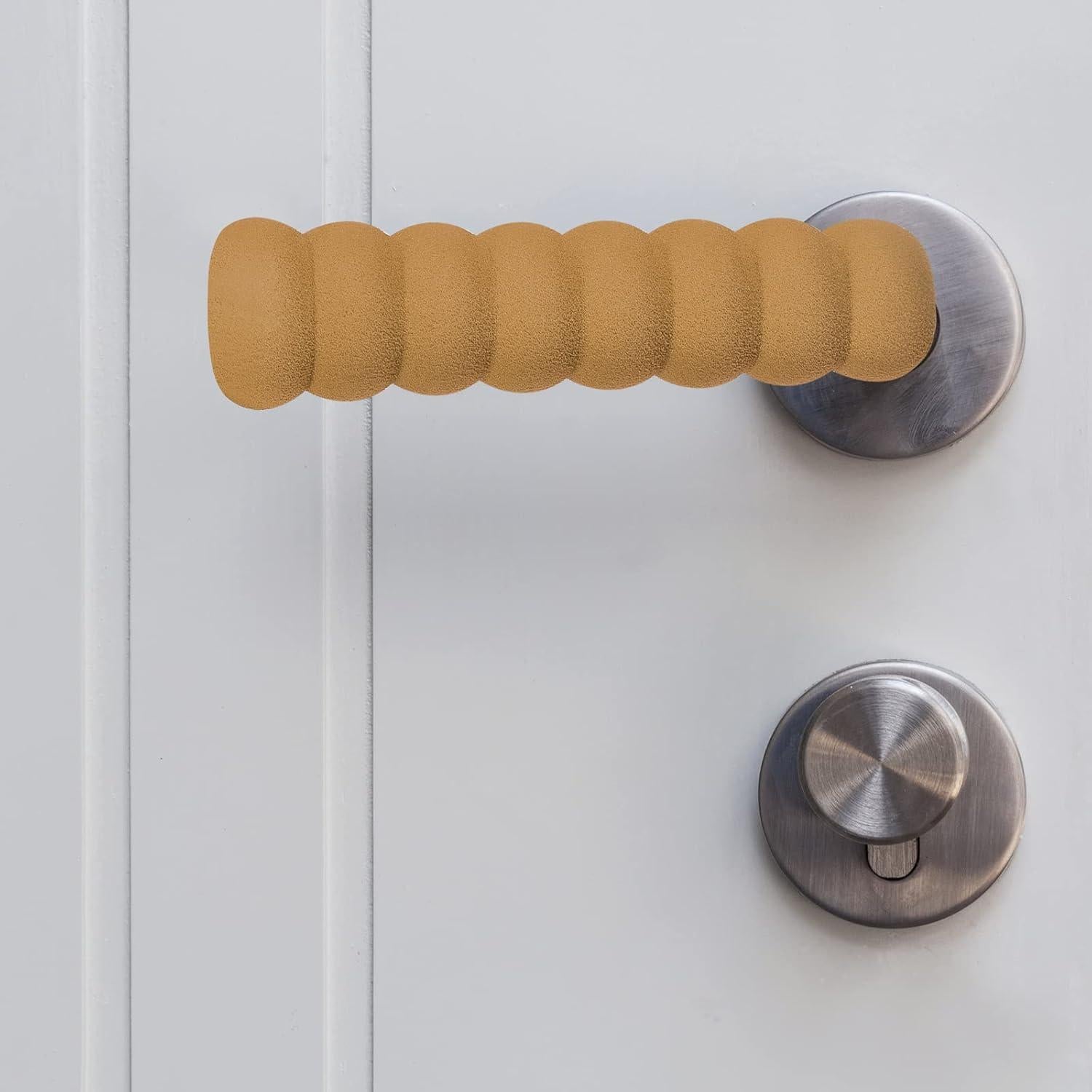 Cubiertas de Manija de Puerta uxcell 8Pcs Goma Nitrilo 35x14cm