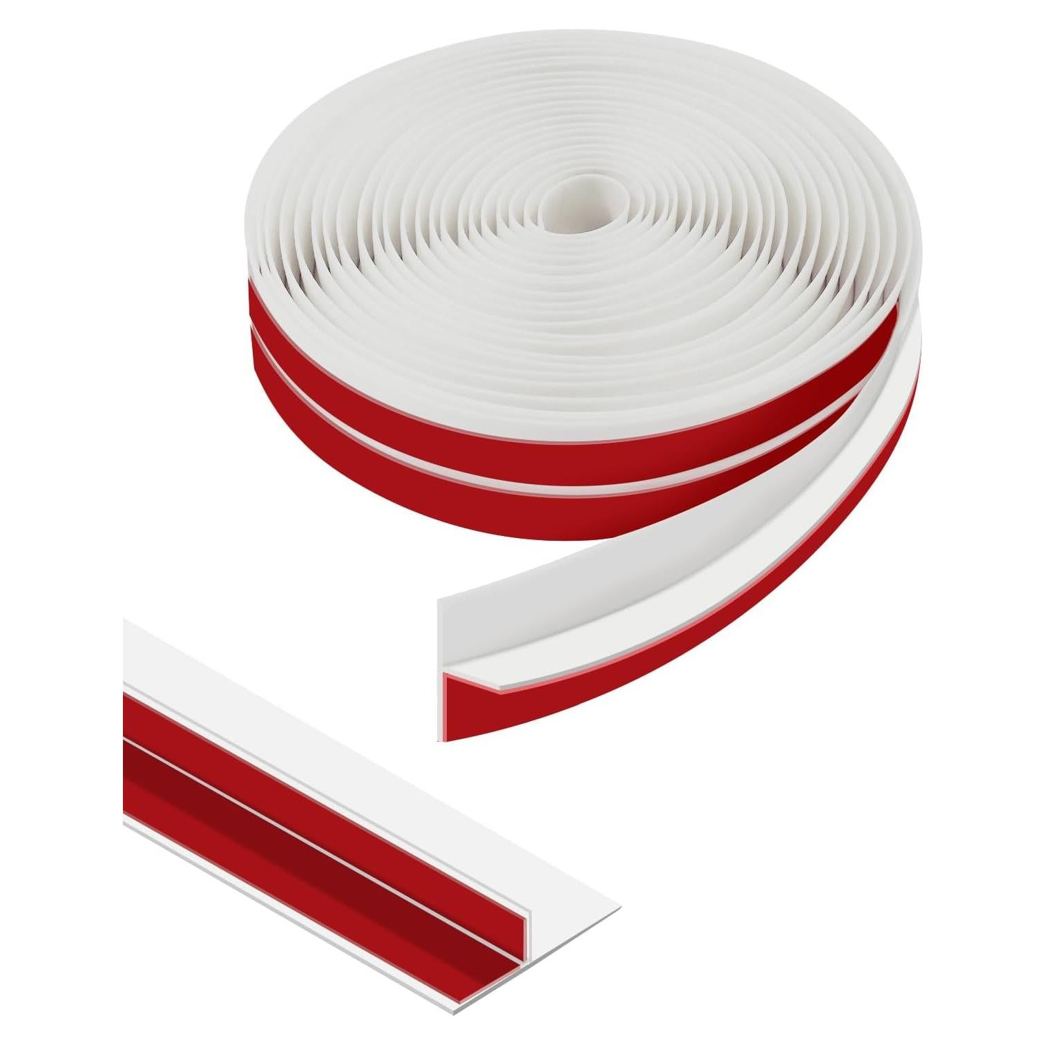 Tira de Sello de Silicona Orgthin 10 pies Aislamiento Blanco