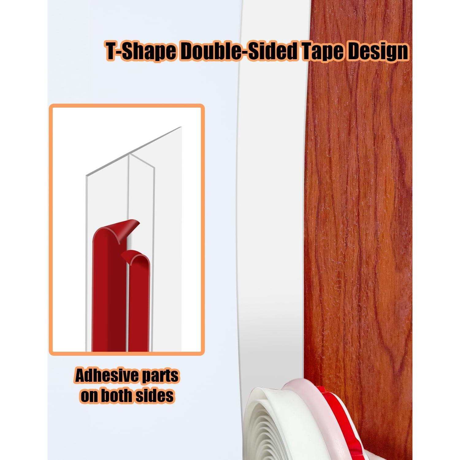 Tira de Sello de Silicona Orgthin 10 pies Aislamiento Blanco