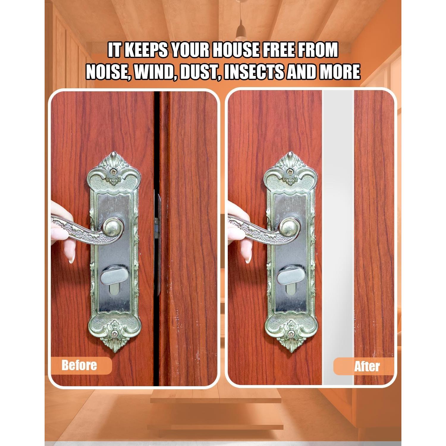 Tira de Sello de Silicona Orgthin 10 pies Aislamiento Blanco