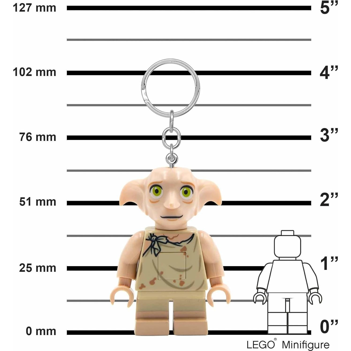 LEGO Harry Potter Llavero Luz Dobby 6.35 cm - Incluye Baterías